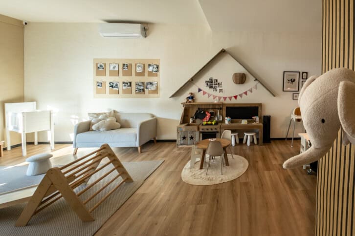 Binnenruimte 2, voorkant - kinderopvang Bie 't Brugske